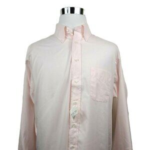 Vintage Sutter & Grant Men’s Dress Shirt 17.5 34/35 Pink – NWOT, Torn Tag